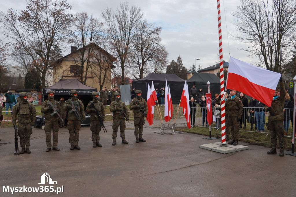 Fotorelacja: Uroczysta przysięga wojskowa 13. Śląskiej Brygady Obrony Terytorialnej w Myszkowie