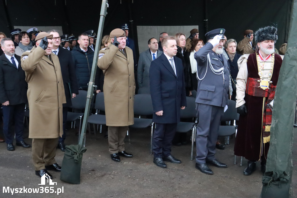 Fotorelacja: Uroczysta przysięga wojskowa 13. Śląskiej Brygady Obrony Terytorialnej w Myszkowie