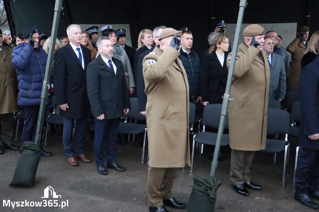 Fotorelacja: Uroczysta przysięga wojskowa 13. Śląskiej Brygady Obrony Terytorialnej w Myszkowie