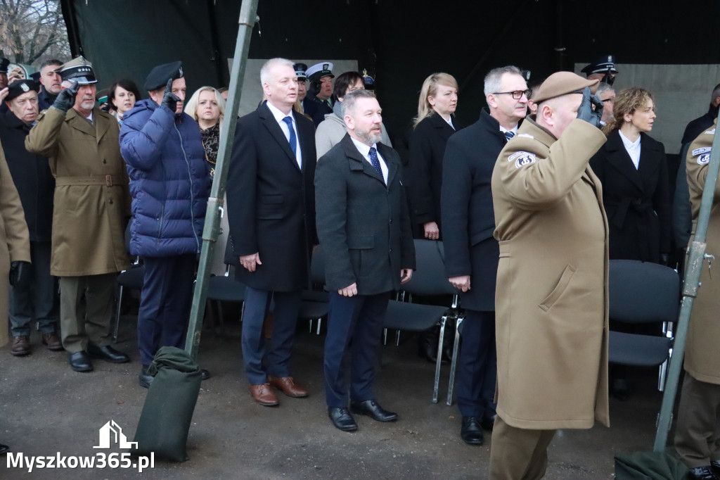 Fotorelacja: Uroczysta przysięga wojskowa 13. Śląskiej Brygady Obrony Terytorialnej w Myszkowie