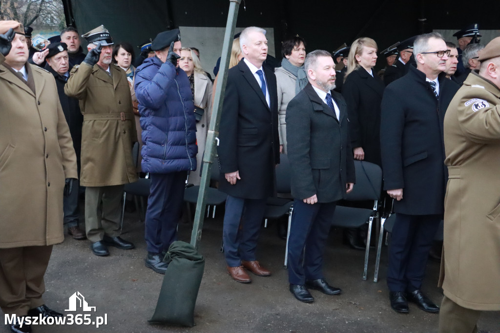 Fotorelacja: Uroczysta przysięga wojskowa 13. Śląskiej Brygady Obrony Terytorialnej w Myszkowie