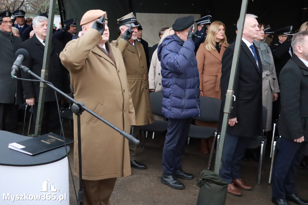 Fotorelacja: Uroczysta przysięga wojskowa 13. Śląskiej Brygady Obrony Terytorialnej w Myszkowie