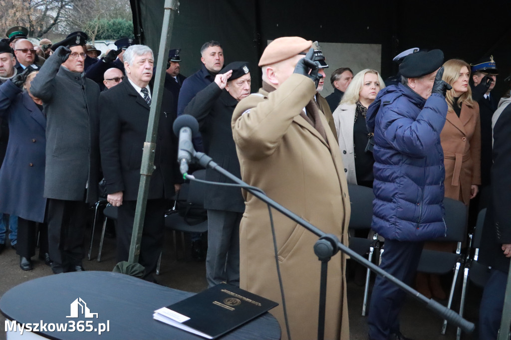 Fotorelacja: Uroczysta przysięga wojskowa 13. Śląskiej Brygady Obrony Terytorialnej w Myszkowie