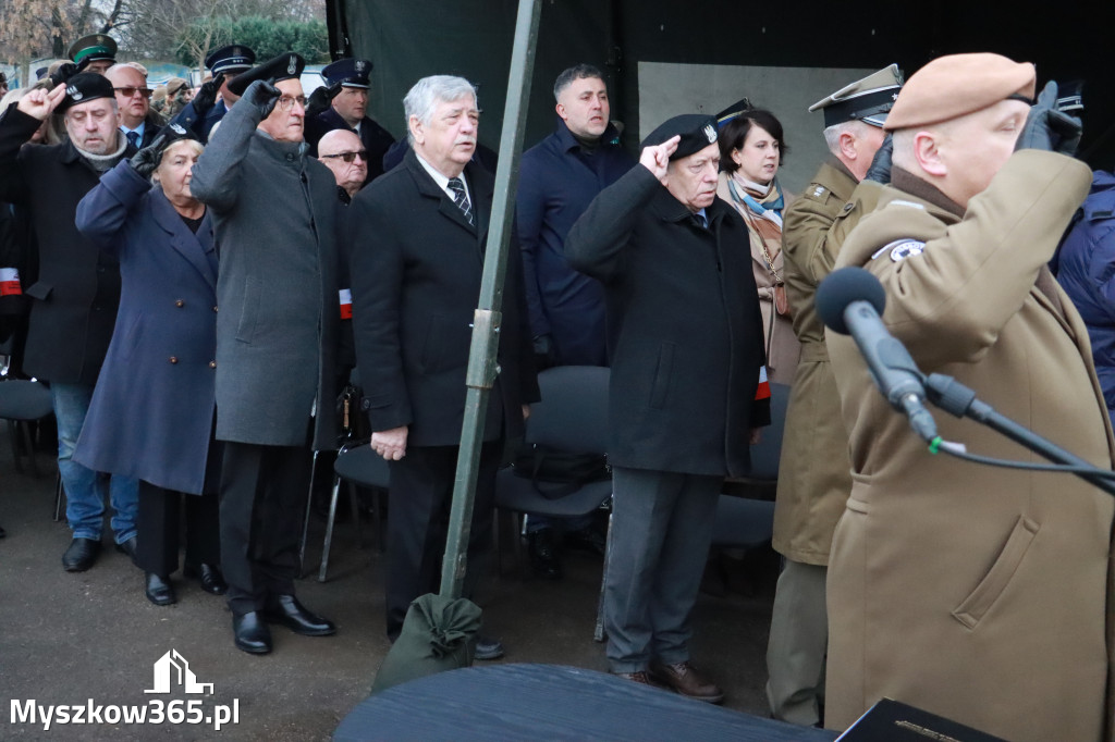 Fotorelacja: Uroczysta przysięga wojskowa 13. Śląskiej Brygady Obrony Terytorialnej w Myszkowie