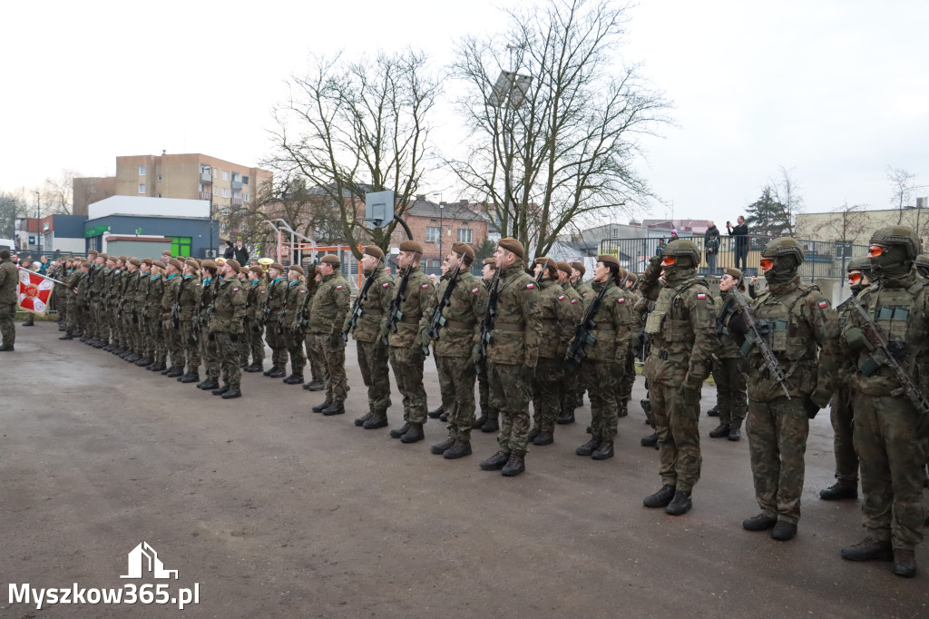 Fotorelacja: Uroczysta przysięga wojskowa 13. Śląskiej Brygady Obrony Terytorialnej w Myszkowie