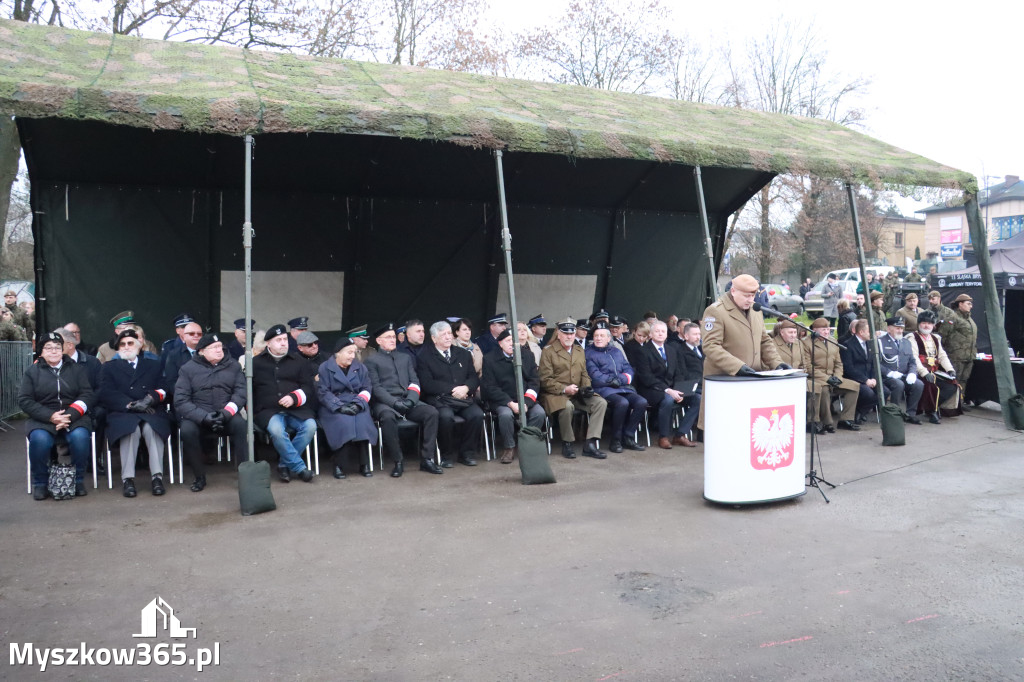 Fotorelacja: Uroczysta przysięga wojskowa 13. Śląskiej Brygady Obrony Terytorialnej w Myszkowie