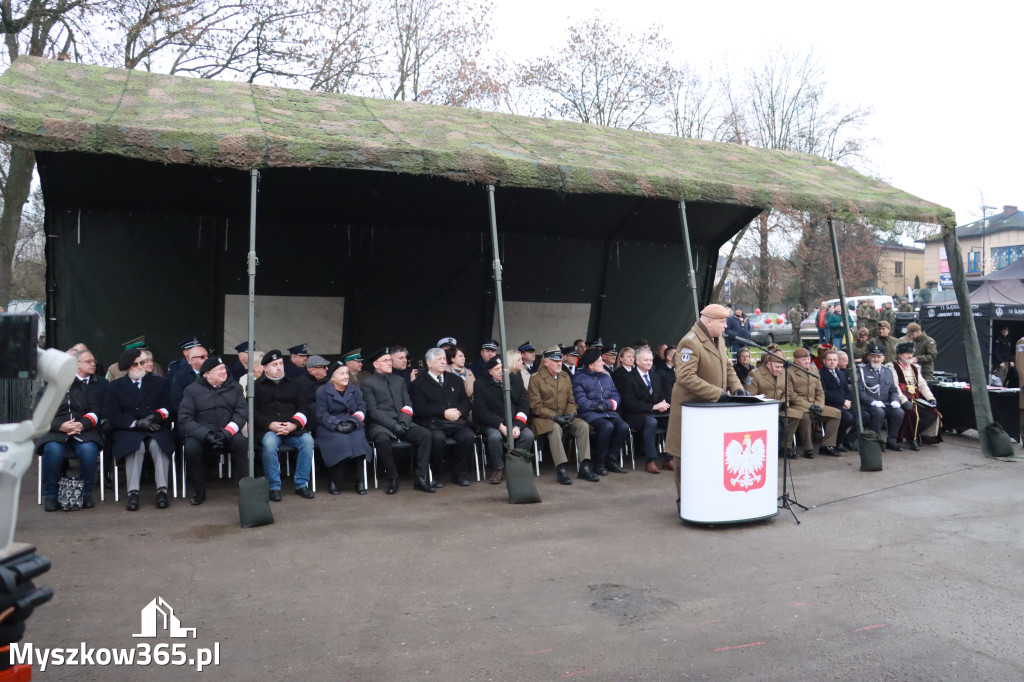 Fotorelacja: Uroczysta przysięga wojskowa 13. Śląskiej Brygady Obrony Terytorialnej w Myszkowie
