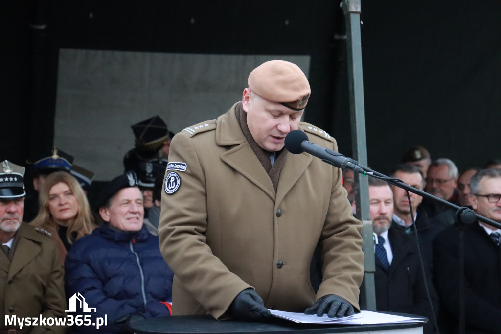 Fotorelacja: Uroczysta przysięga wojskowa 13. Śląskiej Brygady Obrony Terytorialnej w Myszkowie