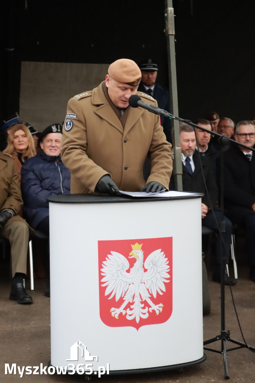 Fotorelacja: Uroczysta przysięga wojskowa 13. Śląskiej Brygady Obrony Terytorialnej w Myszkowie
