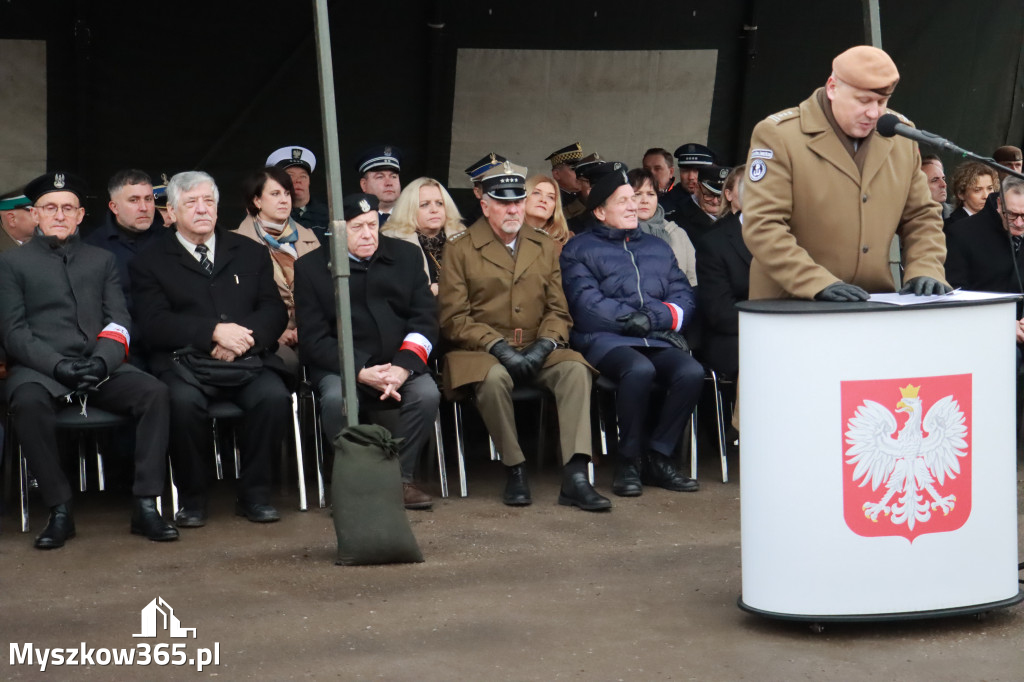 Fotorelacja: Uroczysta przysięga wojskowa 13. Śląskiej Brygady Obrony Terytorialnej w Myszkowie