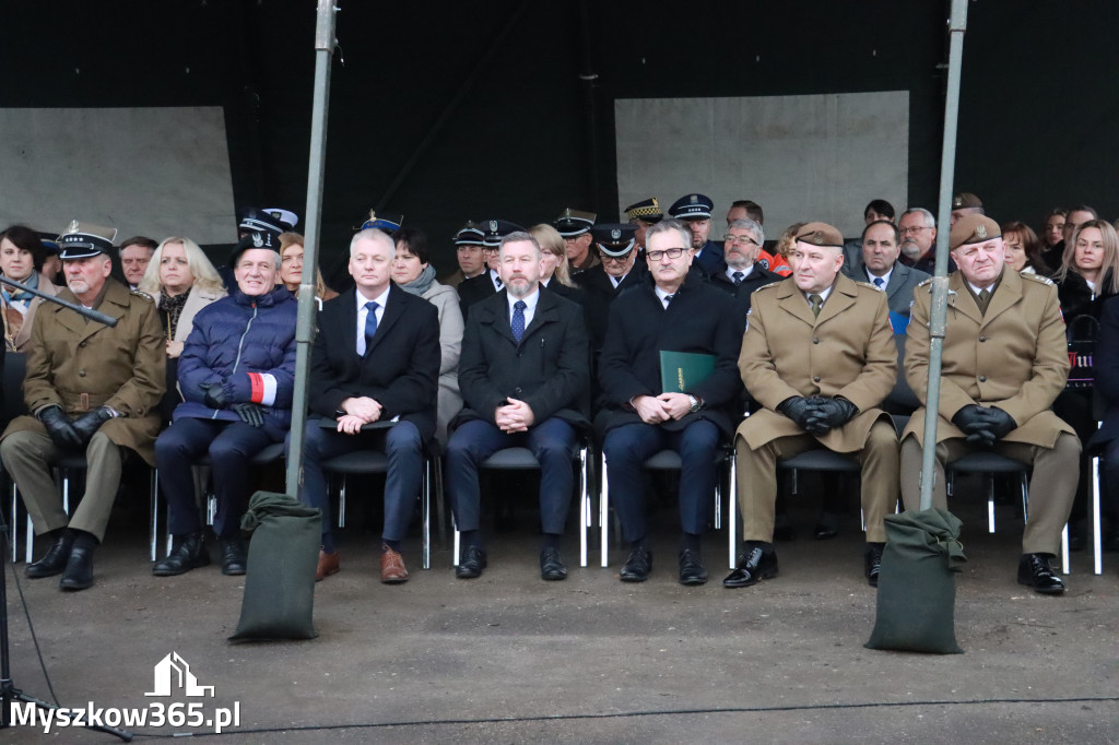 Fotorelacja: Uroczysta przysięga wojskowa 13. Śląskiej Brygady Obrony Terytorialnej w Myszkowie