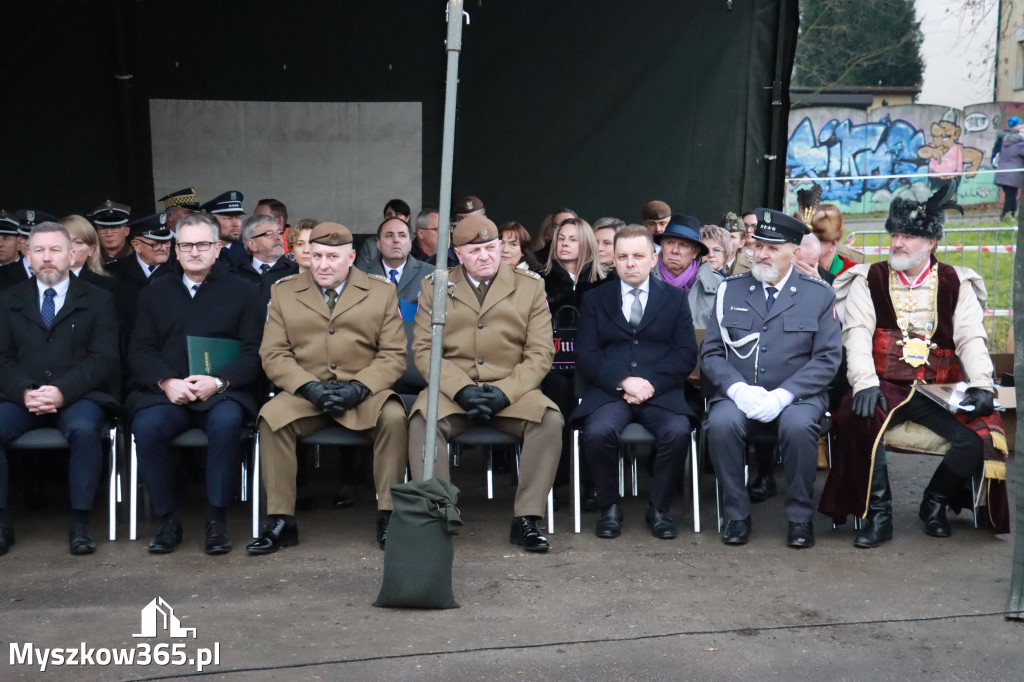 Fotorelacja: Uroczysta przysięga wojskowa 13. Śląskiej Brygady Obrony Terytorialnej w Myszkowie