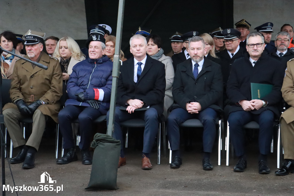 Fotorelacja: Uroczysta przysięga wojskowa 13. Śląskiej Brygady Obrony Terytorialnej w Myszkowie
