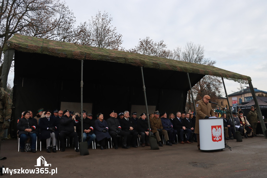Fotorelacja: Uroczysta przysięga wojskowa 13. Śląskiej Brygady Obrony Terytorialnej w Myszkowie
