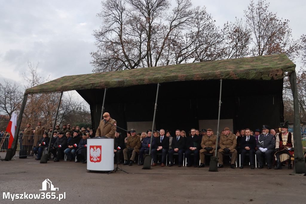 Fotorelacja: Uroczysta przysięga wojskowa 13. Śląskiej Brygady Obrony Terytorialnej w Myszkowie