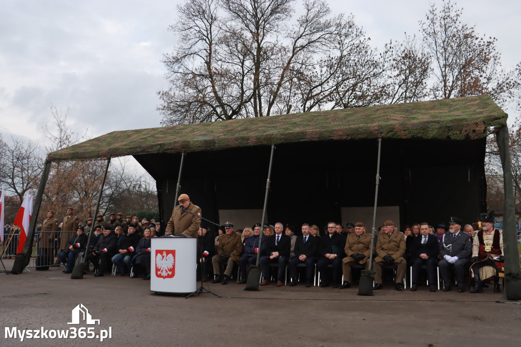 Fotorelacja: Uroczysta przysięga wojskowa 13. Śląskiej Brygady Obrony Terytorialnej w Myszkowie