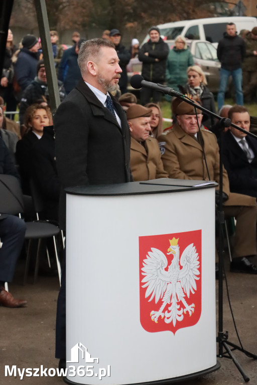 Fotorelacja: Uroczysta przysięga wojskowa 13. Śląskiej Brygady Obrony Terytorialnej w Myszkowie