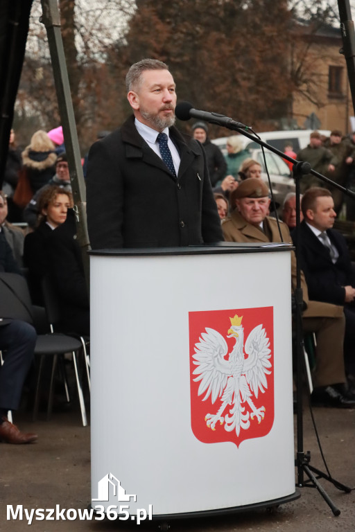 Fotorelacja: Uroczysta przysięga wojskowa 13. Śląskiej Brygady Obrony Terytorialnej w Myszkowie