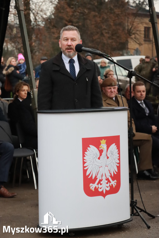 Fotorelacja: Uroczysta przysięga wojskowa 13. Śląskiej Brygady Obrony Terytorialnej w Myszkowie