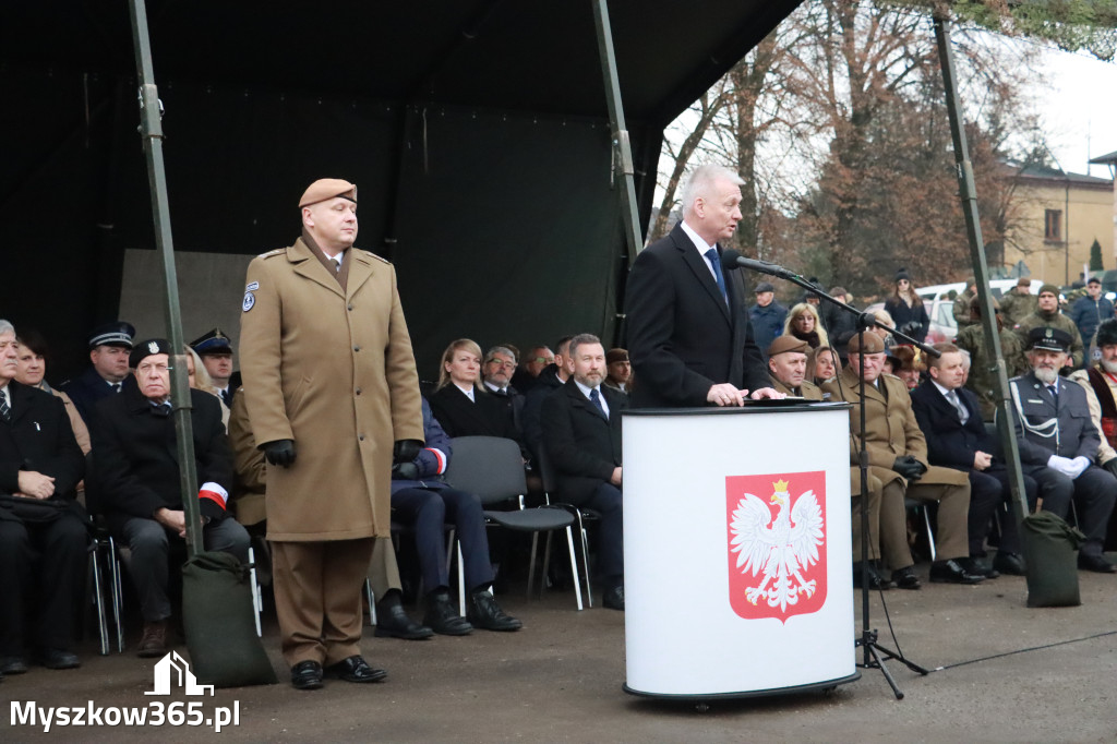 Fotorelacja: Uroczysta przysięga wojskowa 13. Śląskiej Brygady Obrony Terytorialnej w Myszkowie