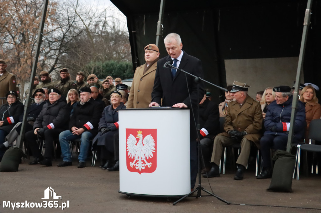 Fotorelacja: Uroczysta przysięga wojskowa 13. Śląskiej Brygady Obrony Terytorialnej w Myszkowie