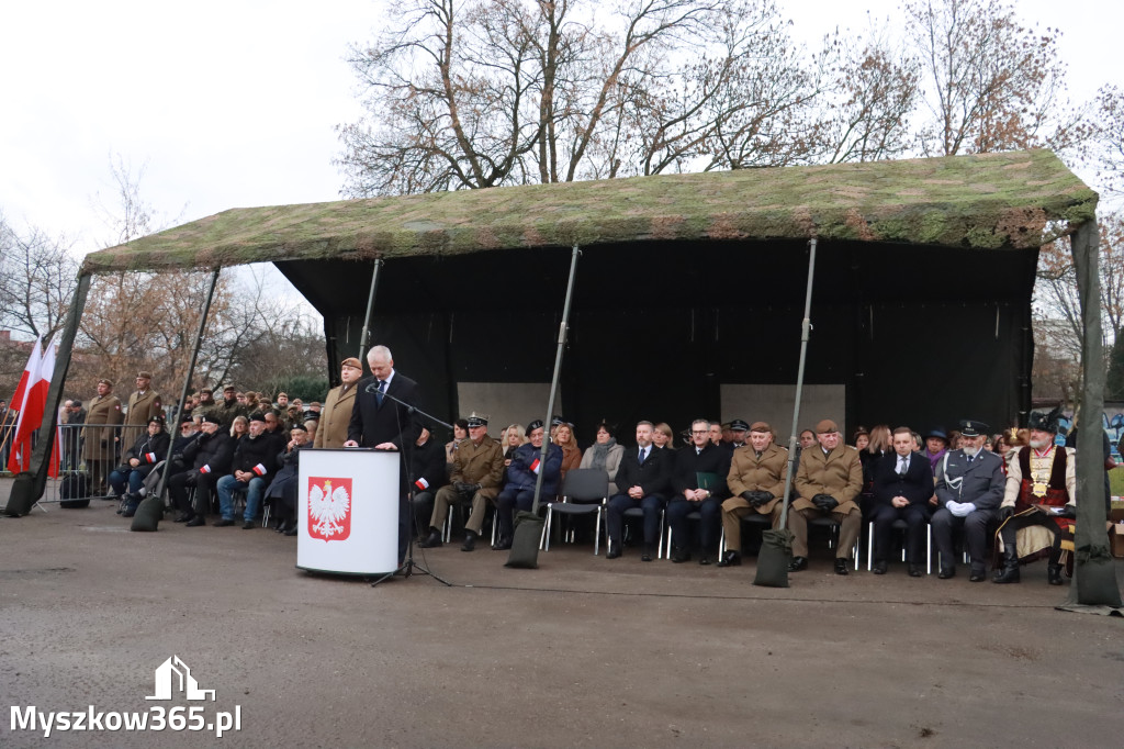 Fotorelacja: Uroczysta przysięga wojskowa 13. Śląskiej Brygady Obrony Terytorialnej w Myszkowie