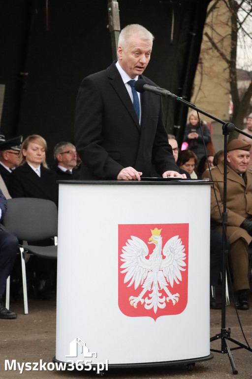 Fotorelacja: Uroczysta przysięga wojskowa 13. Śląskiej Brygady Obrony Terytorialnej w Myszkowie