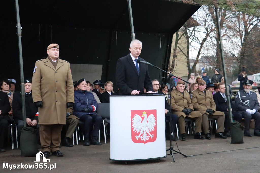 Fotorelacja: Uroczysta przysięga wojskowa 13. Śląskiej Brygady Obrony Terytorialnej w Myszkowie