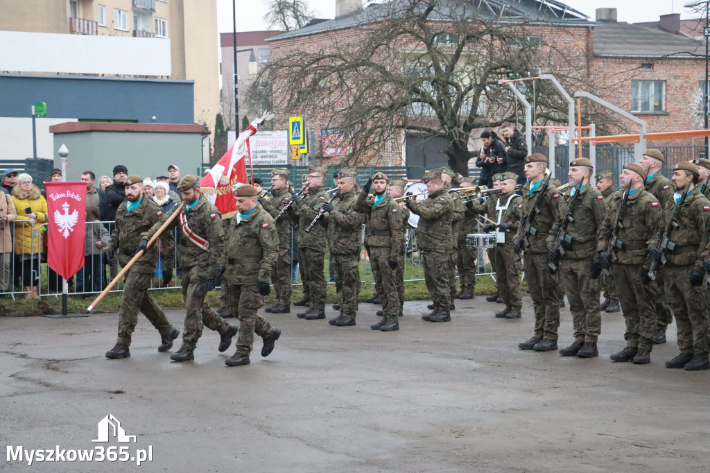 Fotorelacja: Uroczysta przysięga wojskowa 13. Śląskiej Brygady Obrony Terytorialnej w Myszkowie