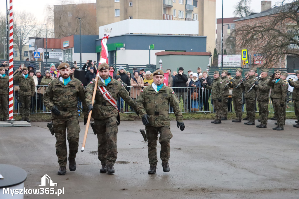 Fotorelacja: Uroczysta przysięga wojskowa 13. Śląskiej Brygady Obrony Terytorialnej w Myszkowie