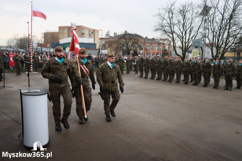 Fotorelacja: Uroczysta przysięga wojskowa 13. Śląskiej Brygady Obrony Terytorialnej w Myszkowie