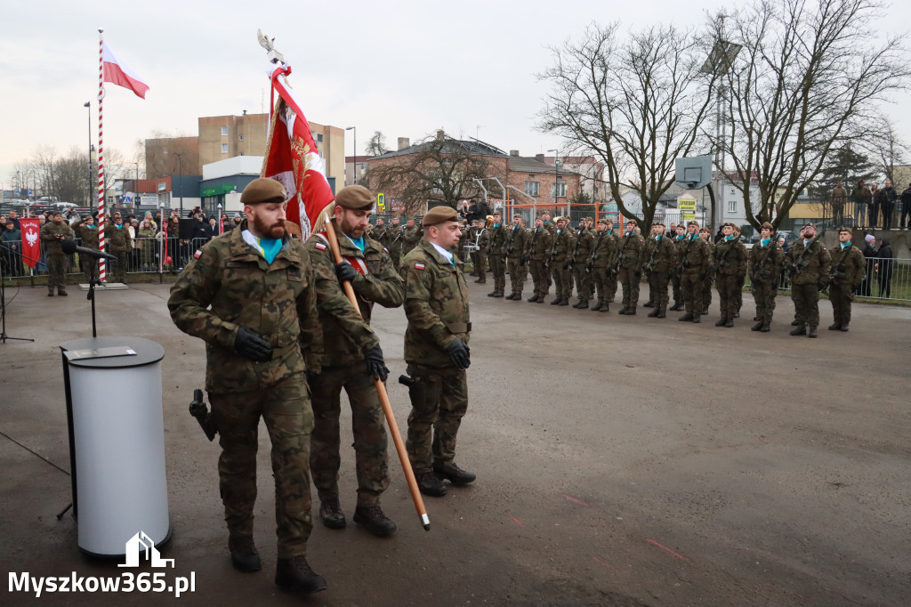 Fotorelacja: Uroczysta przysięga wojskowa 13. Śląskiej Brygady Obrony Terytorialnej w Myszkowie