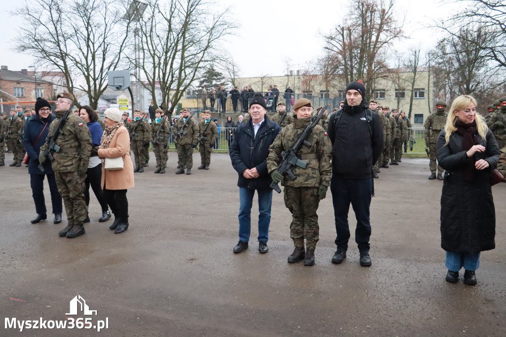 Fotorelacja: Uroczysta przysięga wojskowa 13. Śląskiej Brygady Obrony Terytorialnej w Myszkowie