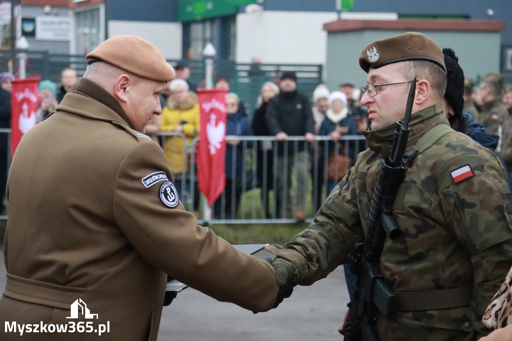 Fotorelacja: Uroczysta przysięga wojskowa 13. Śląskiej Brygady Obrony Terytorialnej w Myszkowie