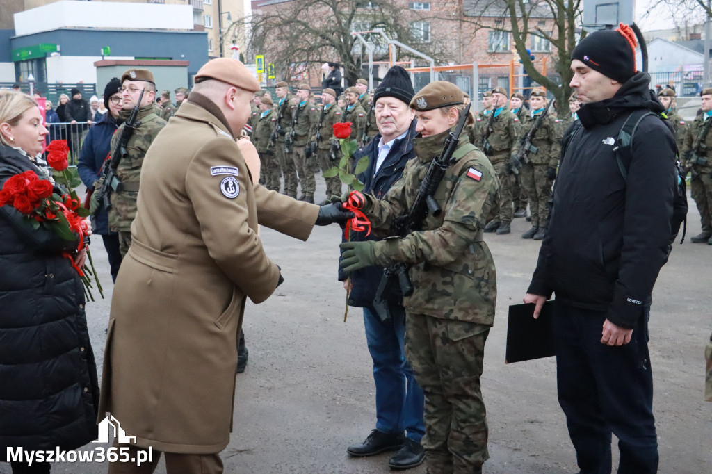 Fotorelacja: Uroczysta przysięga wojskowa 13. Śląskiej Brygady Obrony Terytorialnej w Myszkowie