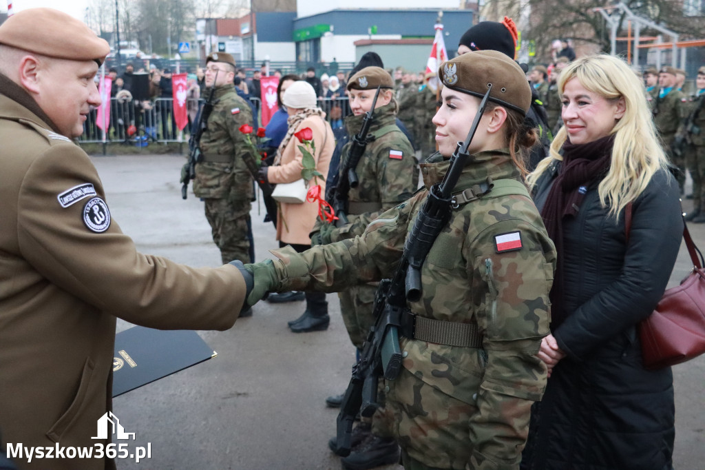 Fotorelacja: Uroczysta przysięga wojskowa 13. Śląskiej Brygady Obrony Terytorialnej w Myszkowie