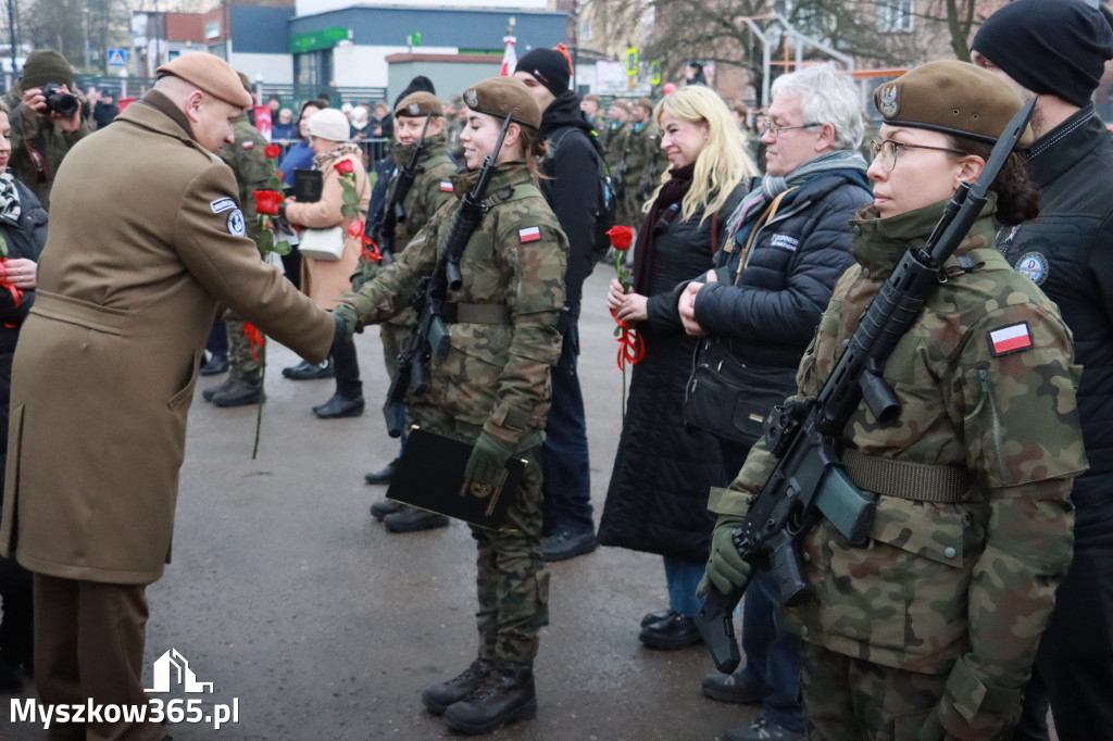 Fotorelacja: Uroczysta przysięga wojskowa 13. Śląskiej Brygady Obrony Terytorialnej w Myszkowie