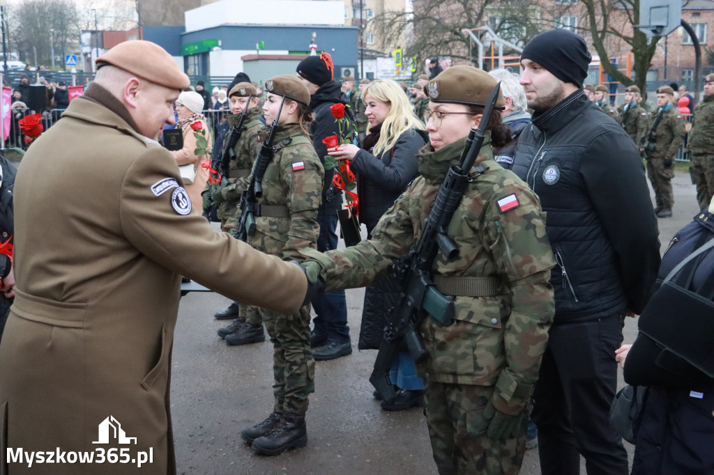 Fotorelacja: Uroczysta przysięga wojskowa 13. Śląskiej Brygady Obrony Terytorialnej w Myszkowie