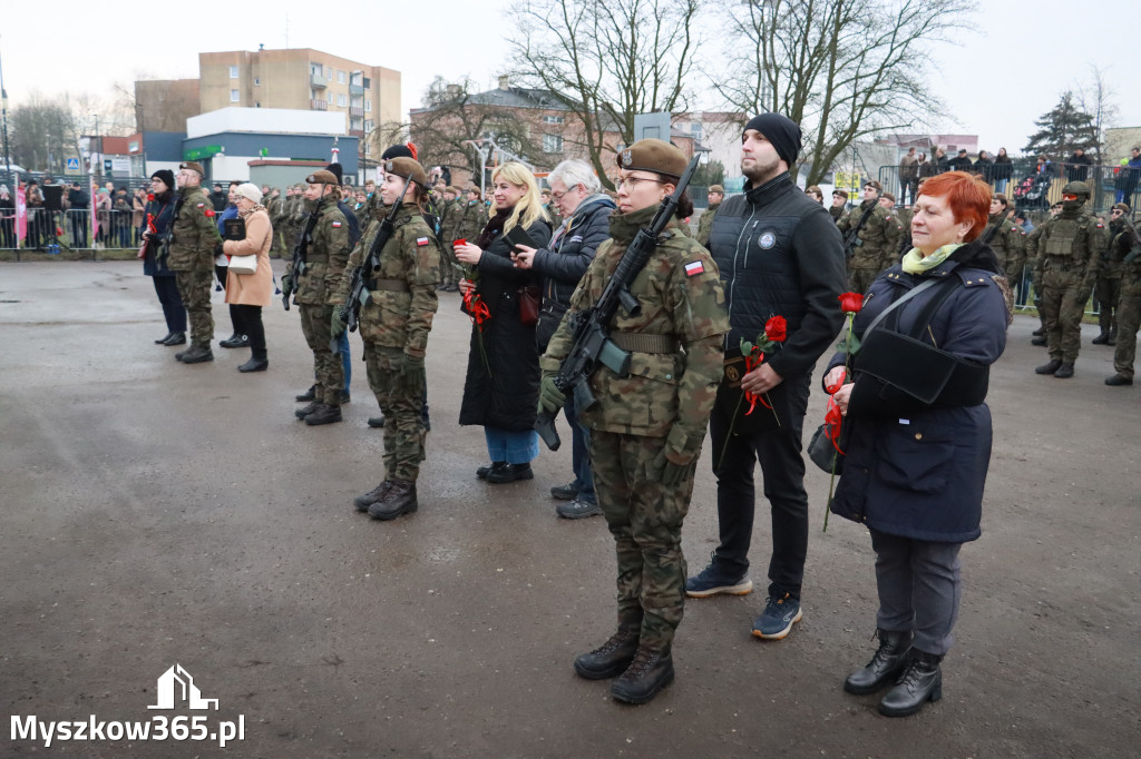 Fotorelacja: Uroczysta przysięga wojskowa 13. Śląskiej Brygady Obrony Terytorialnej w Myszkowie