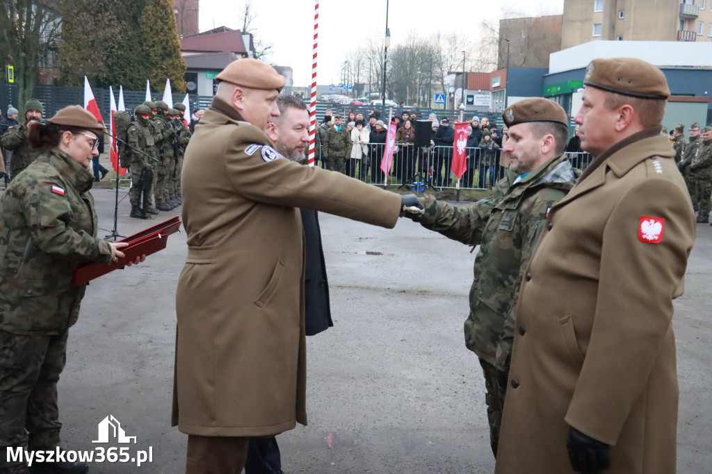 Fotorelacja: Uroczysta przysięga wojskowa 13. Śląskiej Brygady Obrony Terytorialnej w Myszkowie