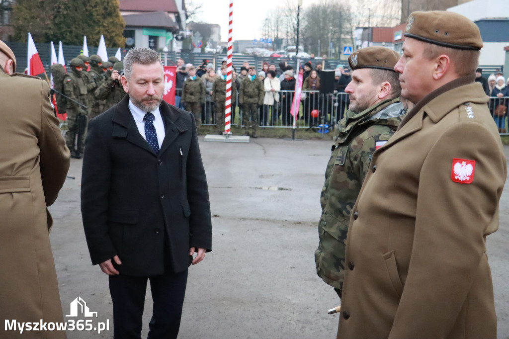 Fotorelacja: Uroczysta przysięga wojskowa 13. Śląskiej Brygady Obrony Terytorialnej w Myszkowie