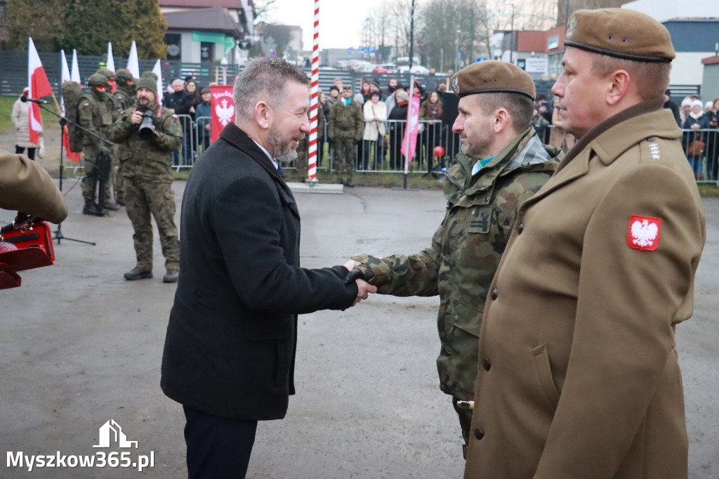 Fotorelacja: Uroczysta przysięga wojskowa 13. Śląskiej Brygady Obrony Terytorialnej w Myszkowie