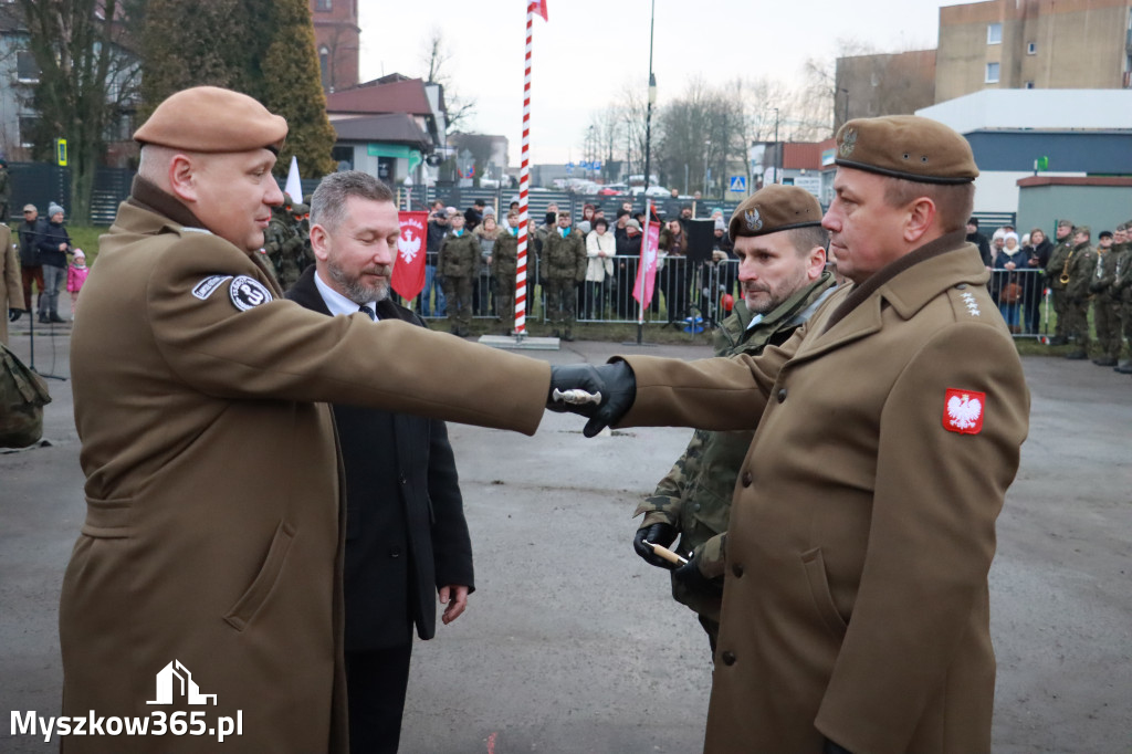 Fotorelacja: Uroczysta przysięga wojskowa 13. Śląskiej Brygady Obrony Terytorialnej w Myszkowie