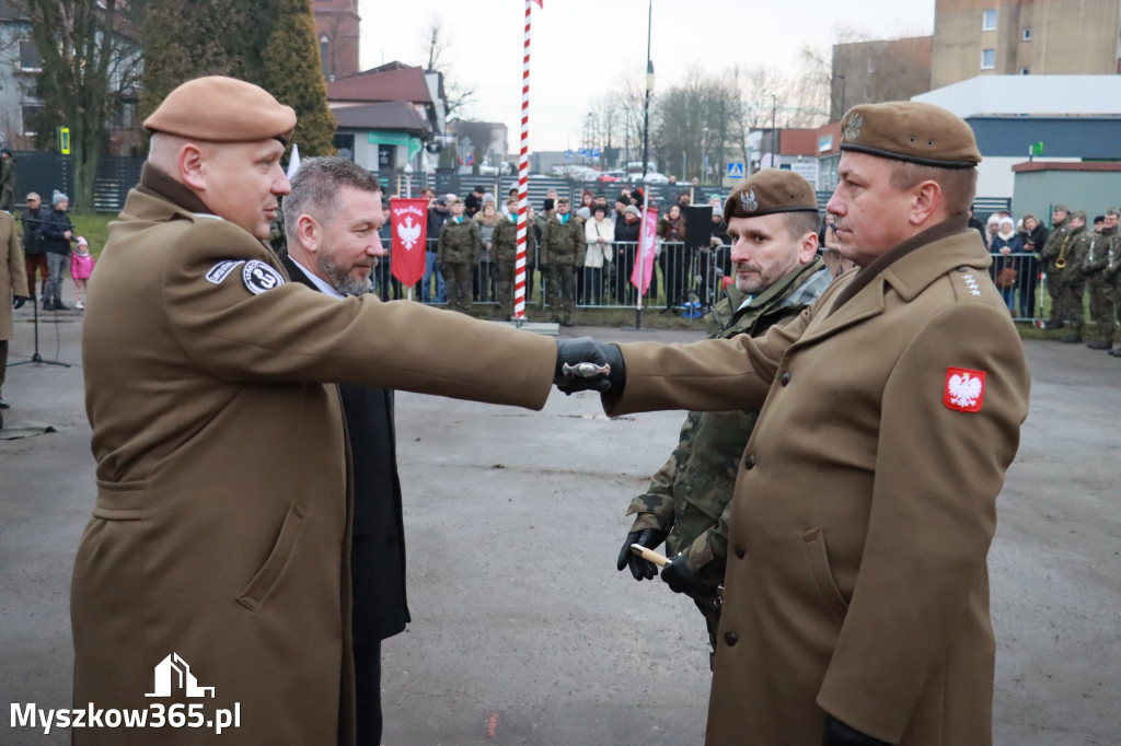 Fotorelacja: Uroczysta przysięga wojskowa 13. Śląskiej Brygady Obrony Terytorialnej w Myszkowie