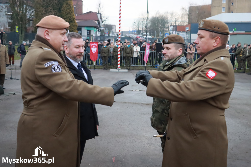 Fotorelacja: Uroczysta przysięga wojskowa 13. Śląskiej Brygady Obrony Terytorialnej w Myszkowie