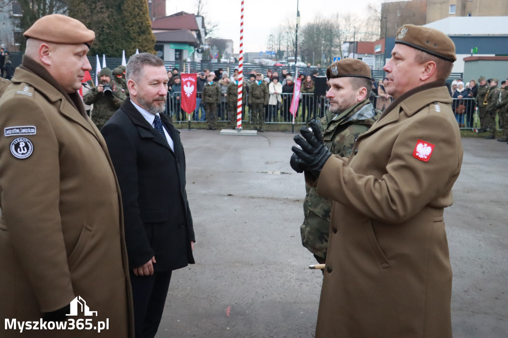 Fotorelacja: Uroczysta przysięga wojskowa 13. Śląskiej Brygady Obrony Terytorialnej w Myszkowie