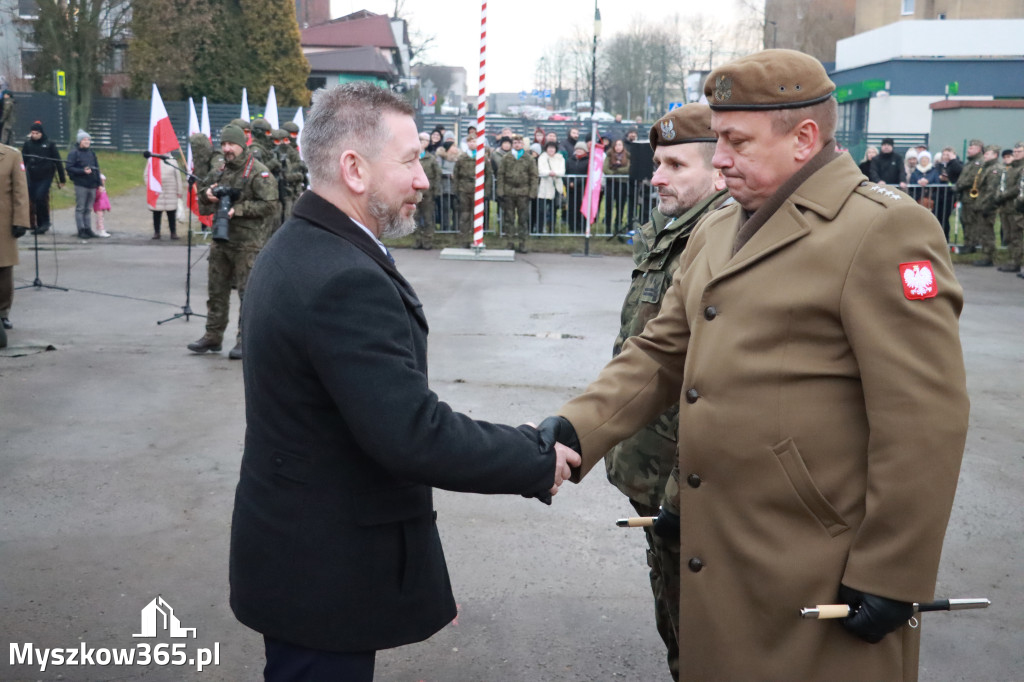 Fotorelacja: Uroczysta przysięga wojskowa 13. Śląskiej Brygady Obrony Terytorialnej w Myszkowie