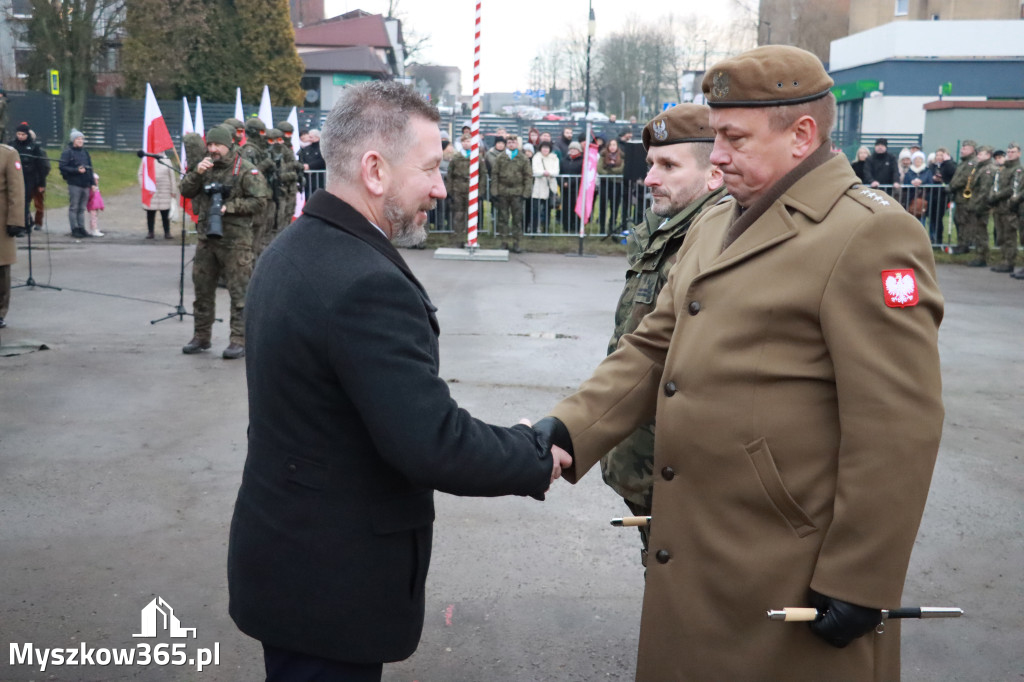 Fotorelacja: Uroczysta przysięga wojskowa 13. Śląskiej Brygady Obrony Terytorialnej w Myszkowie