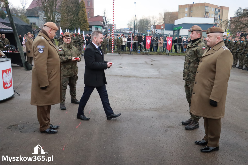 Fotorelacja: Uroczysta przysięga wojskowa 13. Śląskiej Brygady Obrony Terytorialnej w Myszkowie