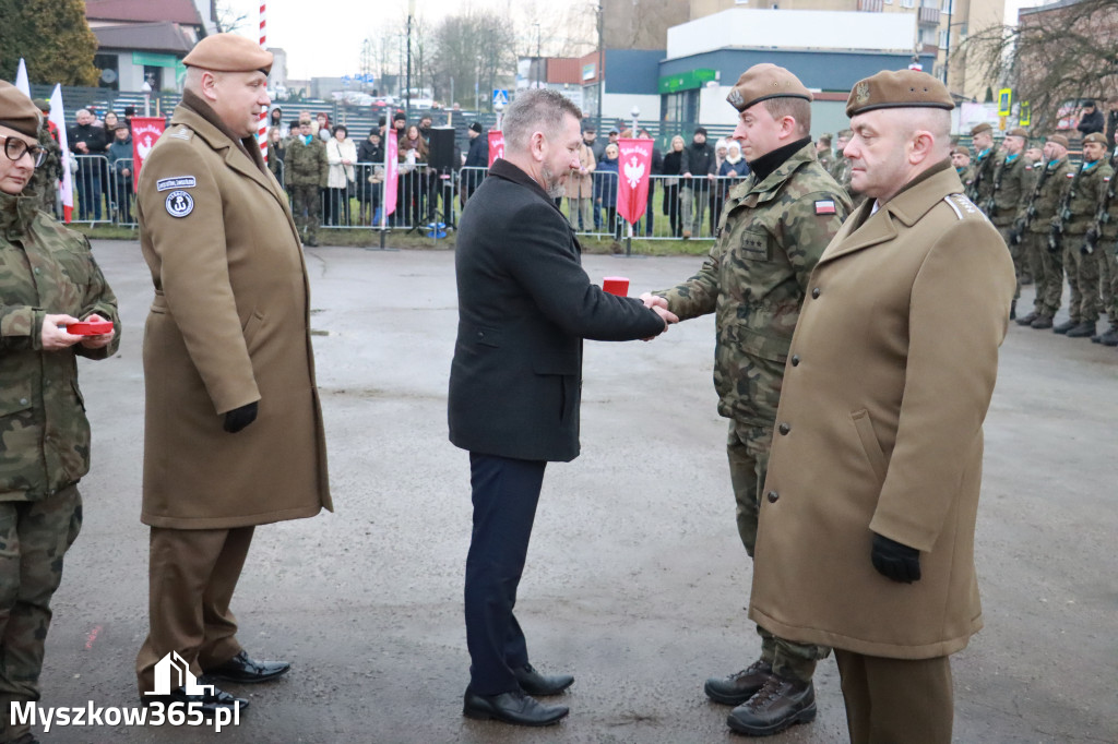 Fotorelacja: Uroczysta przysięga wojskowa 13. Śląskiej Brygady Obrony Terytorialnej w Myszkowie